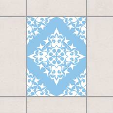 Pavimento Piastrelle Sticker Pour Carrelage Carreau Motif Bleu Clair