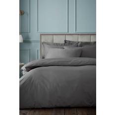 Bianca Cottonsoft 180 Thread Count Duvet Cover Grey