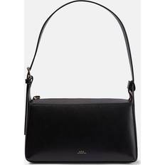 A.P.C. Skuldertasker A.P.C. Hobo-Tasche Virginie Leder Schwarz black