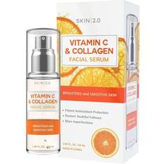 Skin 2.0 Skin 2.0 Vitamin C and Collagen Face Serum Brightening Facial Serum 1.7fl oz