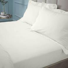 Beige - Linne Underlakan Bianca Cottonsoft 180 Thread Count Bed Sheet Beige