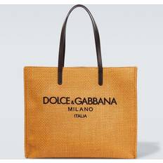 Dolce & Gabbana Woman Totes & Shopping Bags Dolce & Gabbana Branded raffia shopper