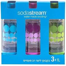 Bouteilles PET SodaStream Lot de Trois Bouteilles de Gazéification 1 Litre