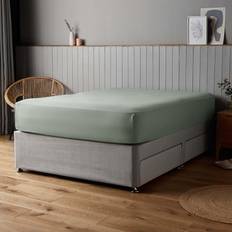 Silentnight Supersoft Fitted Bed Sheet Green (190x)