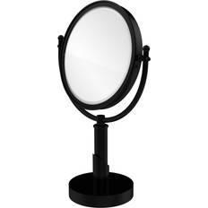 Allied Brass Soho Collection 8-in Vanity Top Make-Up Mirror 2X Magnification Matte Black