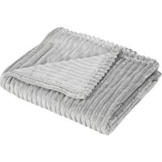 Homcom Fleece Blankets Grey