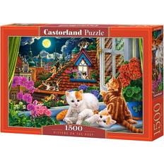 Castorland Pussel Castorland Kittens on the Roof 1500 Pieces