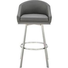 Armen Living Noran Swivel Bar Stool