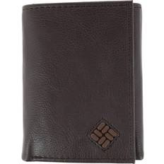 Columbia Men's Leather RFID Protected Trifold Wallet - Brown one