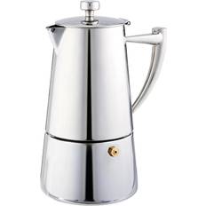 Brown Moka Pots Cuisinox roma 6-cup stainless stovetop moka espresso