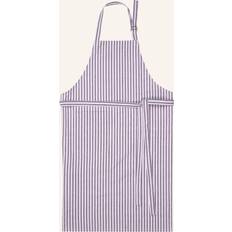 Bomuld Forklæder på tilbud Broste Copenhagen Stripes Lilla Grøn Forklæde Lilla, Grøn