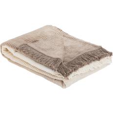 Como Jacquard-Decke Flow Filz Beige