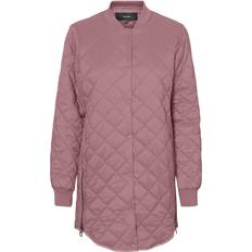 Dame - Pink - Quiltede jakker Vero Moda Hayle Quilted Jacket - Purple/Nostalgia Rose