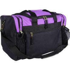 17 Duffle Travel Bag with Front Mesh Pockets - Purple
