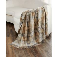 Designers Guild Bainbridge Plaid 140x185 cm Naturlig Tæppe Naturfarvet