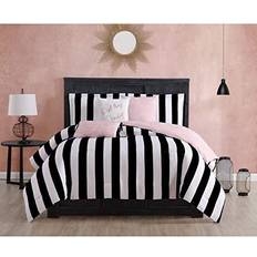 Bedspreads Juicy Couture JYZ010171 Cabana Stripe Bedspread Black, White