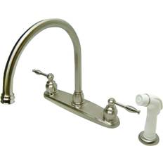Bronze Kitchen Taps Kingston Brass KB279.KL Knight 1.8 Nickel, Bronze, Gray
