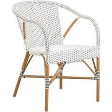 Caféstol Utemöbler Sika Design Sika-Design Madeleine Exteriör Caféstol Vit/Mandel