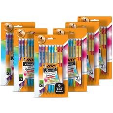 Bic Xtra-Smooth Bright Edition Mechanical Pencils, 0.7mm, #2 Medium Lead, 24 Pencils/Blister, 6 Blisters/Pack MPCE144E-BLK