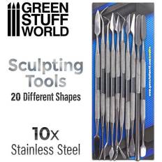 Grøn Modelleringsværktøj Green Stuff World Sculpting Tools 10x