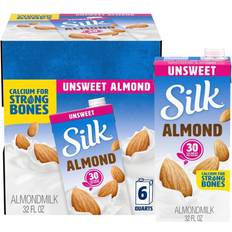 Milk & Plant-Based Beverages 6 Silk Shelf-Stable Unsweetened Almond Milk 1