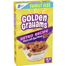 Food & Drinks General Mills Grahams Breakfast Cereal Graham Cracker Taste Whole Grain