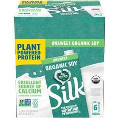 Lactose free milk Silk Organic Unsweetened Original Lactose Free Whole Milk, 32 oz, 6/Carton