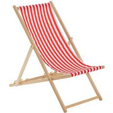 Garden & Outdoor Furniture Harbour Housewares Wooden Folding Garden Sun Lounger Deck