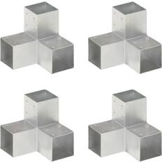 VidaXL Hegnsstolper vidaXL Stolpebeslag Y-form 4 91x91 galvaniseret metal