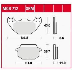 Pièces de Vélo TRW Organic Allround MCB712