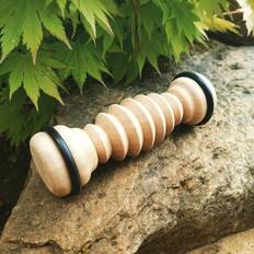 Massaggiatori per Piedi e Gambe Ancient Wisdom Small Wooden Roller Ribbed Foot Massager