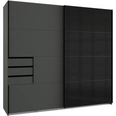 Schwarz Kleiderschränke WIMEX Saigon Anthracite /Black Kleiderschrank 225x210cm