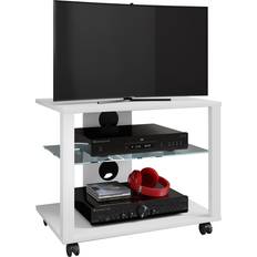 Tv borde med hjul VCM Med Hjul Hvid 45 x b 60 x d 41 cm TV-bord