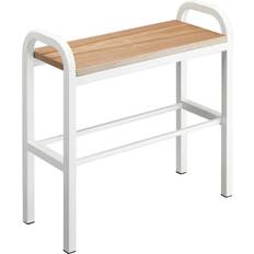 Yamazaki Home Organizer 18 in White Shoe Rack