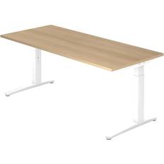 180x80 skrivbord EUROKRAFTpro mcbuero.de C-Fuß 180x80cm Schreibtisch