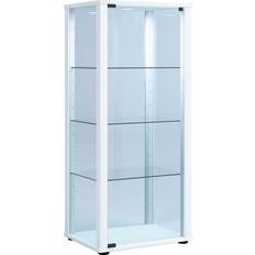 VCM KavisaM Vitrineskab Hvid 115 x 50 x 38 cm Opbevaringsskab