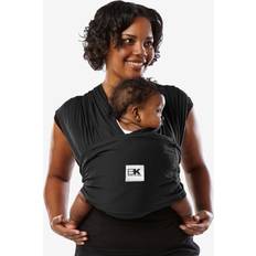 Baby K'tan Baby Wraps Baby K'tan Wrap Carrier Pre Wrapped and Simple as 1-2-3, Pillowy Soft, Slip On Not Like Newborn Sling, No Rings, No Tying, No Buckles Original Black X-Small