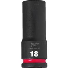 Milwaukee socket Milwaukee SHOCKWAVE 1/2" Impact Hex Deep Socket 19mm