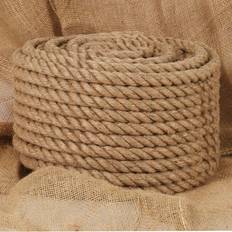 Fils et Fournitures de Couture vidaXL Jute Rope 25 m Long 20 mm Thick n/a