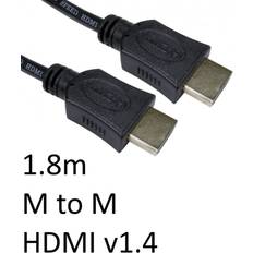 Target 1.4 m to hdmi 1.4 m 1.8m black display