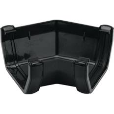 Gutter FloPlast Black 114mm Square Line Gutter Angle 135°
