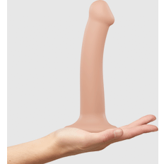 Strap-on-Me Dildos Sexleksaker Strap-on-Me Bendable dildo – Dual Density semirealistisk – kraftfull sugkopp – silikon med dubbla densitet – ftalatfri – allergivänlig – storlek XL – hudfärgad, hudfärg