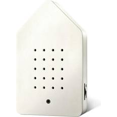 Relaxound RELAXOUND Birdybox Lydkasse White Jesmonite W7.5 H12.6 D2.6 cm Natlampe