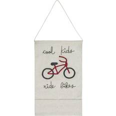 Lorena Canals Indretningsdetaljer Lorena Canals Wall Pocket Hanger Cool Kids Ride Bikes White