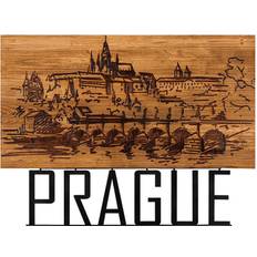 Børneværelse Prague Väggdekor Svart/Valnöt