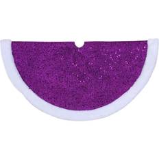 Green Christmas Tree Skirts Northlight Purple Glittered Mini Christmas Tree Skirt Christmas Tree Skirt