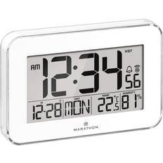 Interior Details Marathon Atomic with Alarm, Snooze Read Date Wall Clock