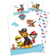 Blanc Ensembles de lit Herding Flanell Baby Bettwäsche Paw Patrol 100 x 135 cm Hunde 26322/05.063