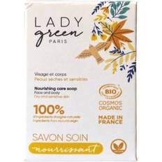 Femme Savons solides Lady Green Savon Soin Nourrissant Visage & Corps 1 Pieces