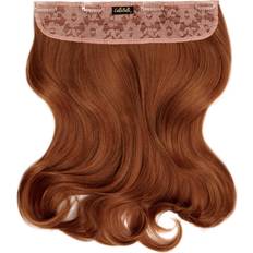 Lullabellz Thick Curly Clip In Hair Extensions 16 inch Copper Red